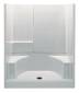 LASCO 3-PC FIBERGLASS SHOWER UNIT 60" X 34" X72" - Click Image to Close