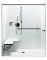 SHOWER UNIT ADA 60" X 36-1/4" X 74-5/16" - Click Image to Close