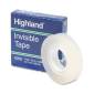 3M INVISIBLE PERMANENT MENDING TAPE, 1/2 IN. X 1296 IN.,