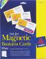 AVERY INKJET MAGNETIC BUSINESS CARDS, 2 X 3 1/2, WHITE&#