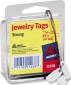 AVERY JEWELRY TAGS, PAPER, 13/16 X 3/8, WHITE, 1