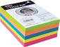 ASSORTED FLUORESCENT COLOR MEMO SHEETS, 4 X 6, 500 LOOSE