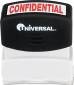 MESSAGE STAMP, CONFIDENTIAL, PRE-INKED/RE-INKABLE, R