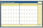 60-DAY WALL PLANNER, LAMINATED, 32 X 21 1/2, BLUE/WH