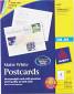 AVERY INKJET-COMPATIBLE POSTCARDS, 4-1/4 X 5-1/2, FOUR P