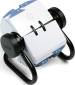 ROLODEX OPEN ROTARY CARD FILE HOLDS 500 2-1/4 X 4 CARDS, BLA