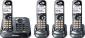 CORDLESS PHONE SYSTEM, DECT 6.0 EXPANDABLE WITH FOUR HANDSET