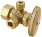 DUAL VALVE 1/2 IN. X 3/8 IN. X 3/8 IN. LEAD FREE