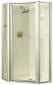 MEMOIRS NEO-ANGLE SHOWER ENCLOSURE, MATTE NICKEL