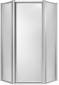 DEVONSHIRE NEO-ANGLE SHOWER ENCLOSURE, BRIGHT SILVER