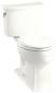 ARCHER COMFORT HEIGHT ELONGATED TOILET, WHITE