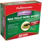 FLUIDMASTER NO. 3 TOILET BOWL WAX RING GASKET WITH PLASTIC FLANG