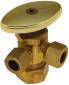 THREE WAY STOP VALVE 5/8 IN. X 3/8 IN. X 3/8 IN.