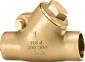 RED-WHITE Y PATTERN SWING CHECK VALVE WITH LOW LEAD BRASS BODY&#