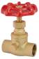 COMPRESSION STOP AND WASTE 1/2 IN. C X C CAST BRASS LEAD FREE