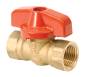 GAS BALL VALVE TEE HANDLE 1/2 IN
