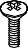 HANDLE SCREW OVAL 10 32 X 3/4 IN