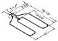 BAKE BROIL OVEN ELEMENT FOR GE OR HOTPOINT RP44X173