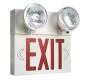 COMBINATION EXIT AND EMERGENCY LIGHT