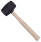 RUBBER MALLET WITH HANDLE