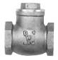 RED-WHITE HORIZONTAL SWING CHECK VALVE WITH BRASS BODY, 3/4