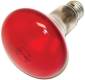 SYLVANIA INCANDESCENT BR30 REFLECTOR LAMP RED MEDIUM ALUMINUM BA