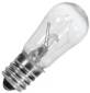 SYLVANIA INCANDESCENT S6 LAMP INDICATOR LIGHT CLEAR CANDELABRA B