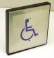 DORMA WALL SWITCH HARD WIRED WITH WHEELCHAIR LOGO